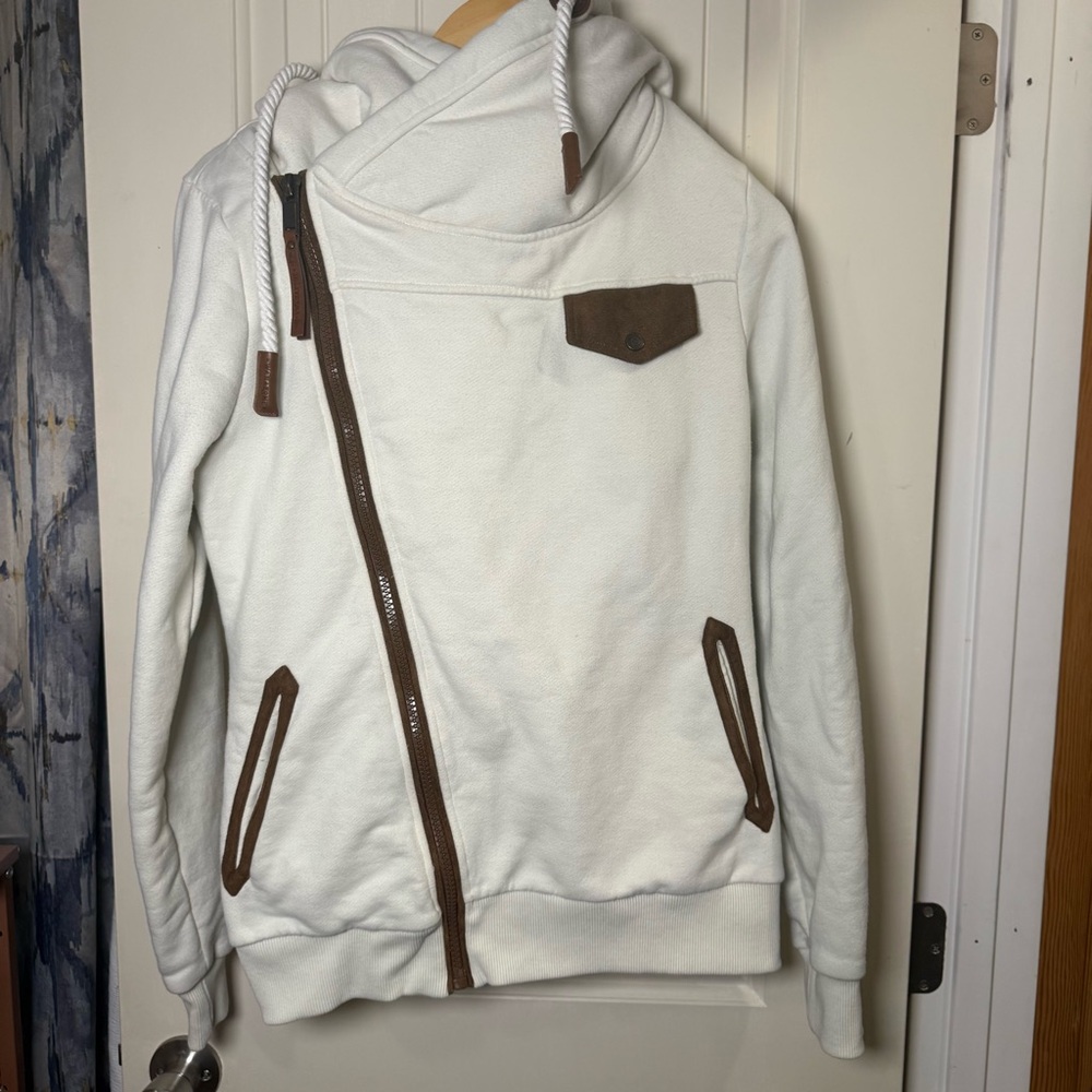 Wanakome Athena Ivory Full-Zip Hoodie - Picture 2 of 7